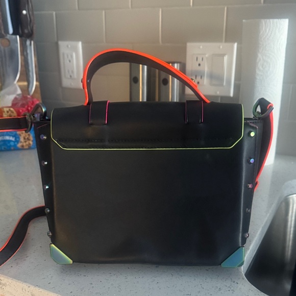 MICHAEL Michael Kors Black Mini Bag with Multicolor Accents - Picture 3 of 4